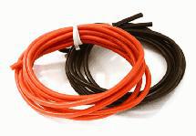 Flexible 18 AWG Gauge Silicone Wire 1m Set, 39in Black 39in Red